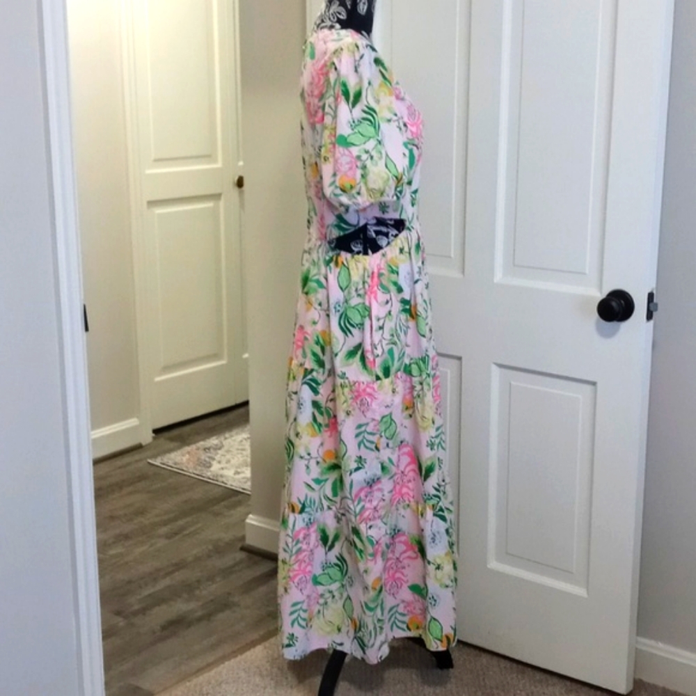 🆕️ 🦜HTF Lilly Pulitzer🦜 - Lyssa Short Sleeve Cotton Midi Dress - Picture 6 of 16